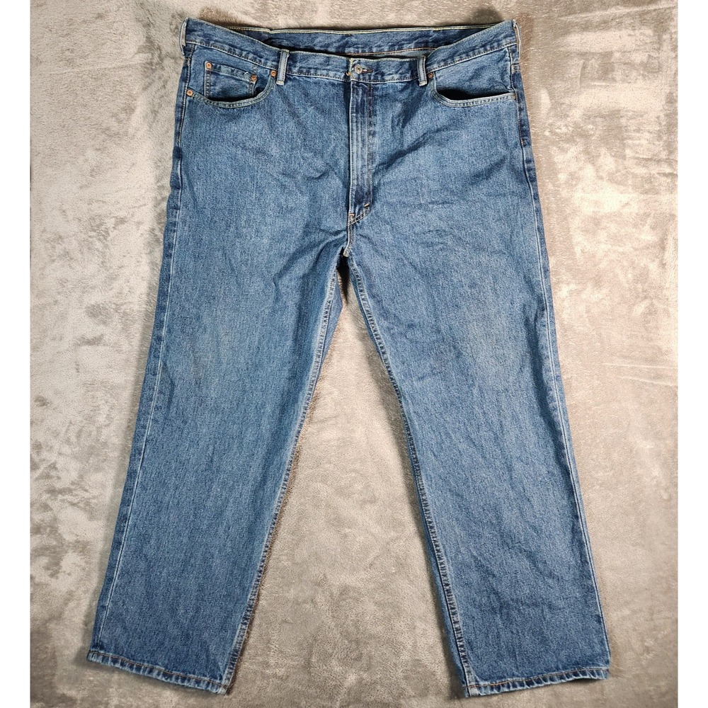 Levi's 550 Jeans Men's 46X30 Straight Relaxed Denim‎ Blue Pre-Owned